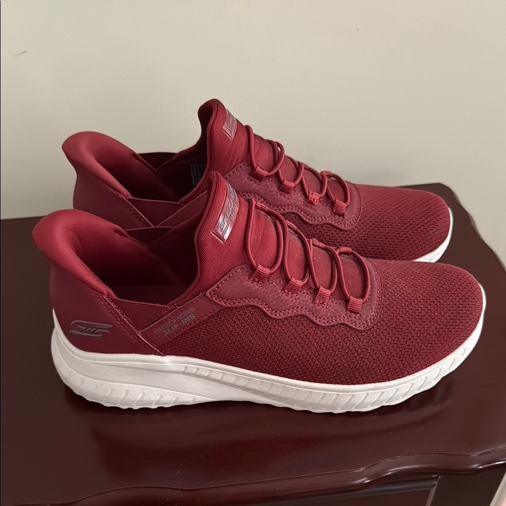 Skechers Red Athletic Shoes